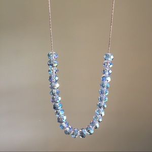 Old Navy mint beaded necklace